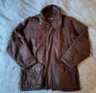 Abrigo de cuero Chevignon Marrón