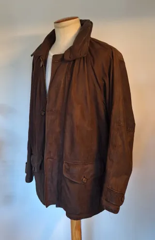 Abrigo de cuero Chevignon Marrón