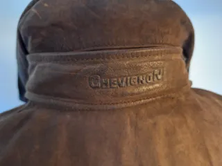 Abrigo de cuero Chevignon Marrón