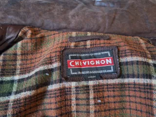 Abrigo de cuero Chevignon Marrón