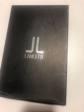 Estuche Lancetti Negro con Bufanda y Paraguas