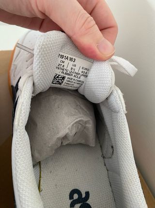 Zapatillas Asics Hombre Talla 43.5 Blancas