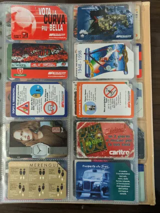 Collezione 390 Schede Telefoniche TIM