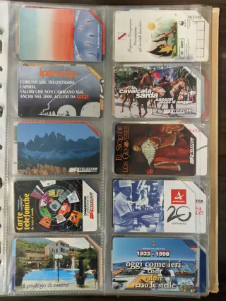 Collezione 390 Schede Telefoniche TIM