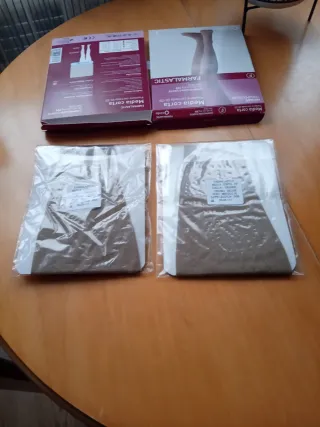 Medias Cortas Compresión Farmalastic Talla G Beige