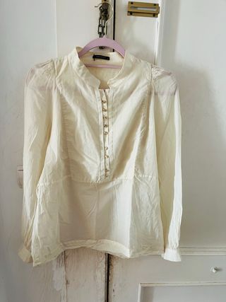 Blusa Bimba y Lola Beige Talla M