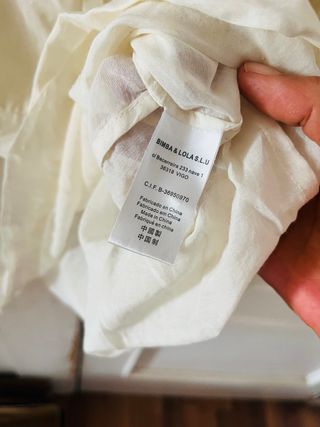 Blusa Bimba y Lola Beige Talla M