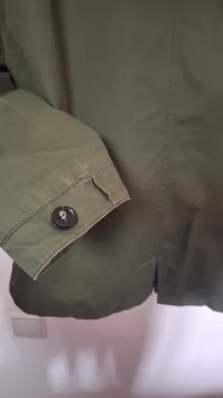 Chaqueta verde con parches talla M