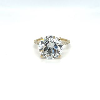 Anillo Oro 14ct Diamante 4.30ct LabGrown Cert.