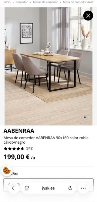 Mesa de comedor Jisk