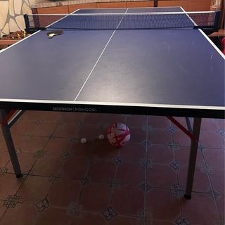 Mesa de Ping Pong Azul, con red incluida