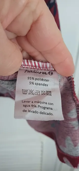 Vestido Natura estampado