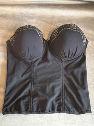 Corsé Negro Encaje Sexy Tipo Sujetador