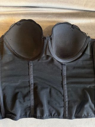 Corsé Negro Encaje Sexy Tipo Sujetador