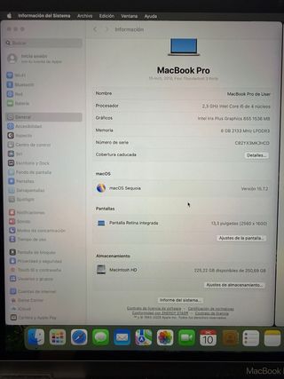 MacBook Pro 13 2018 Intel i5 8GB RAM 256GB