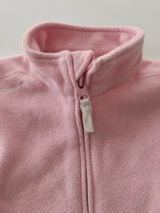 Chaleco polar niña rosa