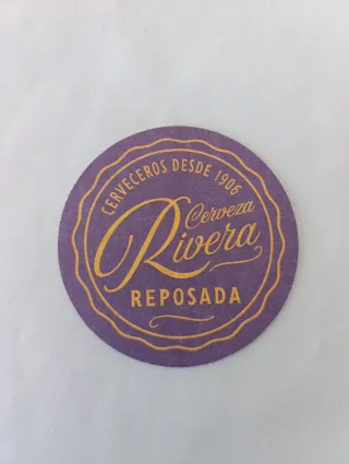 Posavasos Cerveza Rivera (Estrella Galicia)