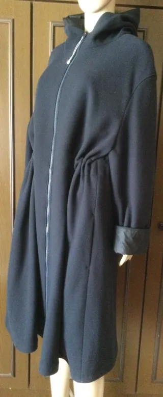 Cappotto Marella Lana Blu Scuro Donna XL