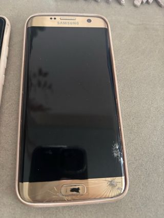 Samsung S7 Edge Gold - Schermo Rotto PEZZI RICAMBI