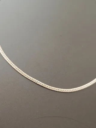 Collar Oro Blanco 9k