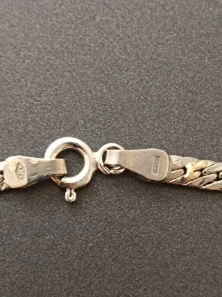 Collar Oro Blanco 9k