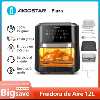 Horno Air fryer 12litros Aigostar