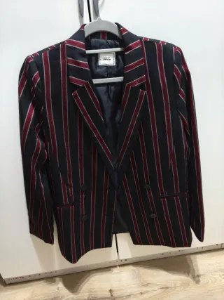 Americana rayas mujer