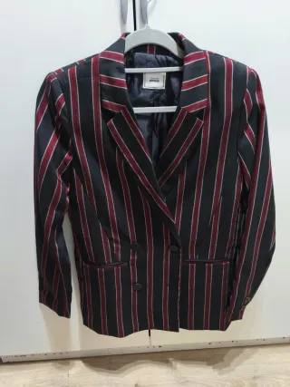 Americana rayas mujer