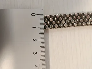 Pulsera de plata estilo vintage