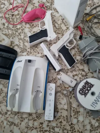 Consola Wii con mandos y juegos
