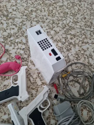 Consola Wii con mandos y juegos