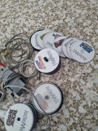 Consola Wii con mandos y juegos