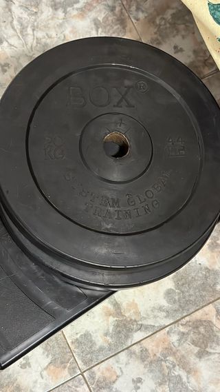 Disco de pesa 20 kg / 44 lb BOX Global System