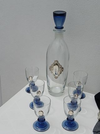 Set Bicchieri e Caraffa Vintage Made in Italy
