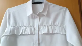 Camisa Zara Blanca Talla S