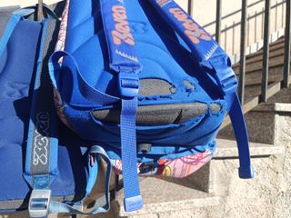 2 zaini Zeven vintage blu e multicolor