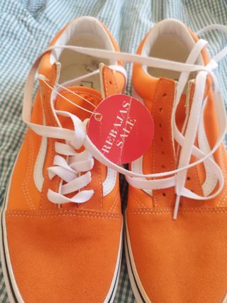Zapatillas Vans Naranja Nuevas