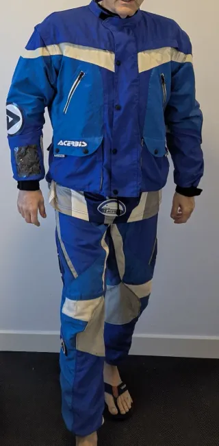 Traje moto/quad Acerbis azul