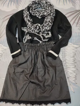 Jersey y falda mujer T-38