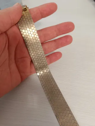 Pulsera chapada oro 18k