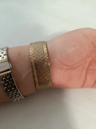 Pulsera chapada oro 18k