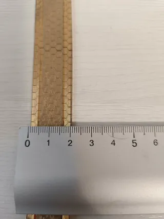 Pulsera chapada oro 18k