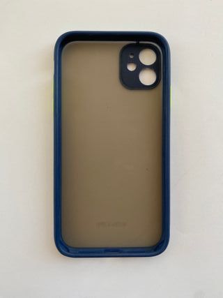 Custodia iPhone 11 Blu Trasparente