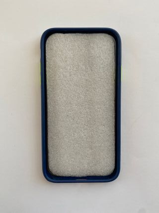 Custodia iPhone 11 Blu Trasparente