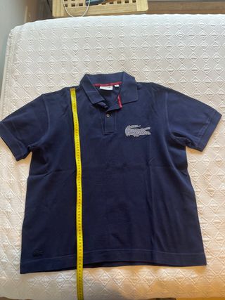 Polo Lacoste Azul Talla L