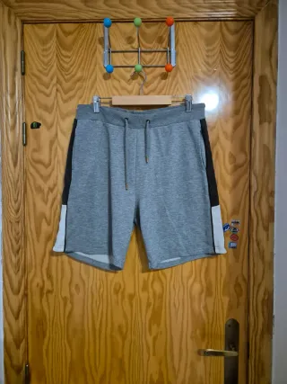 Pack 5 pantalones negro y gris 2 largos y 3 cortos