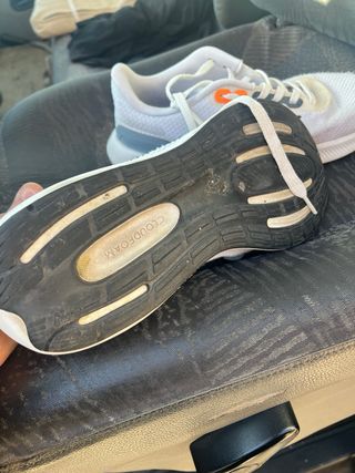 Zapatillas Adidas Blancas y Naranja