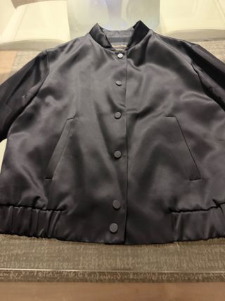 Bomber Massimo Dutti Negra