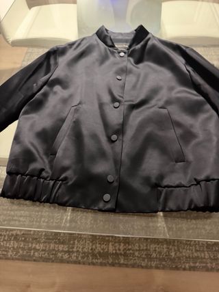 Bomber Massimo Dutti Negra
