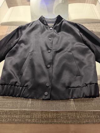 Bomber Massimo Dutti Negra